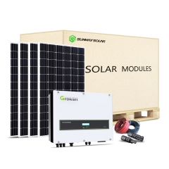 sistema de energía solar conectado a la red