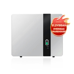 Batería de almacenamiento de energía de iones de litio solar 51.2V 100ah Lifepo4 Baterías montadas en la pared para el sistema fuera de la red doméstica