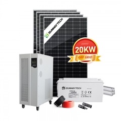 Sistema de energía solar fuera de la red de 20kw