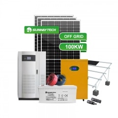Sistema solar fuera de la red de 100kw