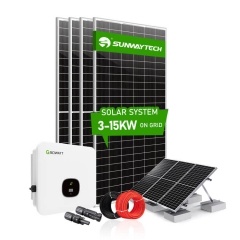Sistema solar fotovoltaico conectado a la red
