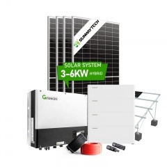 Sistema de energía solar híbrido Growatt de 6 KW
