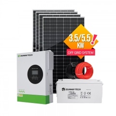 Sistema de energía solar fuera de la red para el hogar inteligente