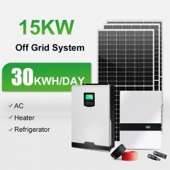 Kit completo de sistema de energía solar fuera de la red