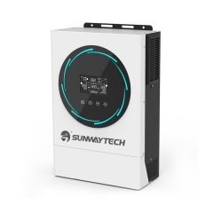 Inversor híbrido solar de onda sinusoidal pura SUNPOLO 6KW con cargador MPPT