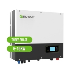 El inversor solar híbrido Growatt convierte 220V a 380V 5KVA a 10KVA