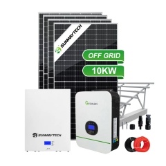 Sistemas de energía solar autosuficientes: sistema solar fuera de la red de 1-10 kW