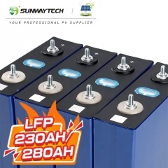 Celdas de batería recargables del panel solar 3.2V 230ah 280ah de la célula de masa de litio Sunway